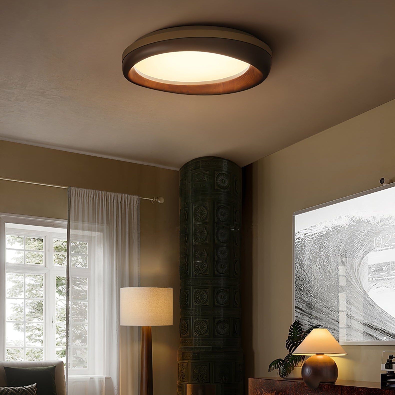 Besca Wooden Ceiling Light