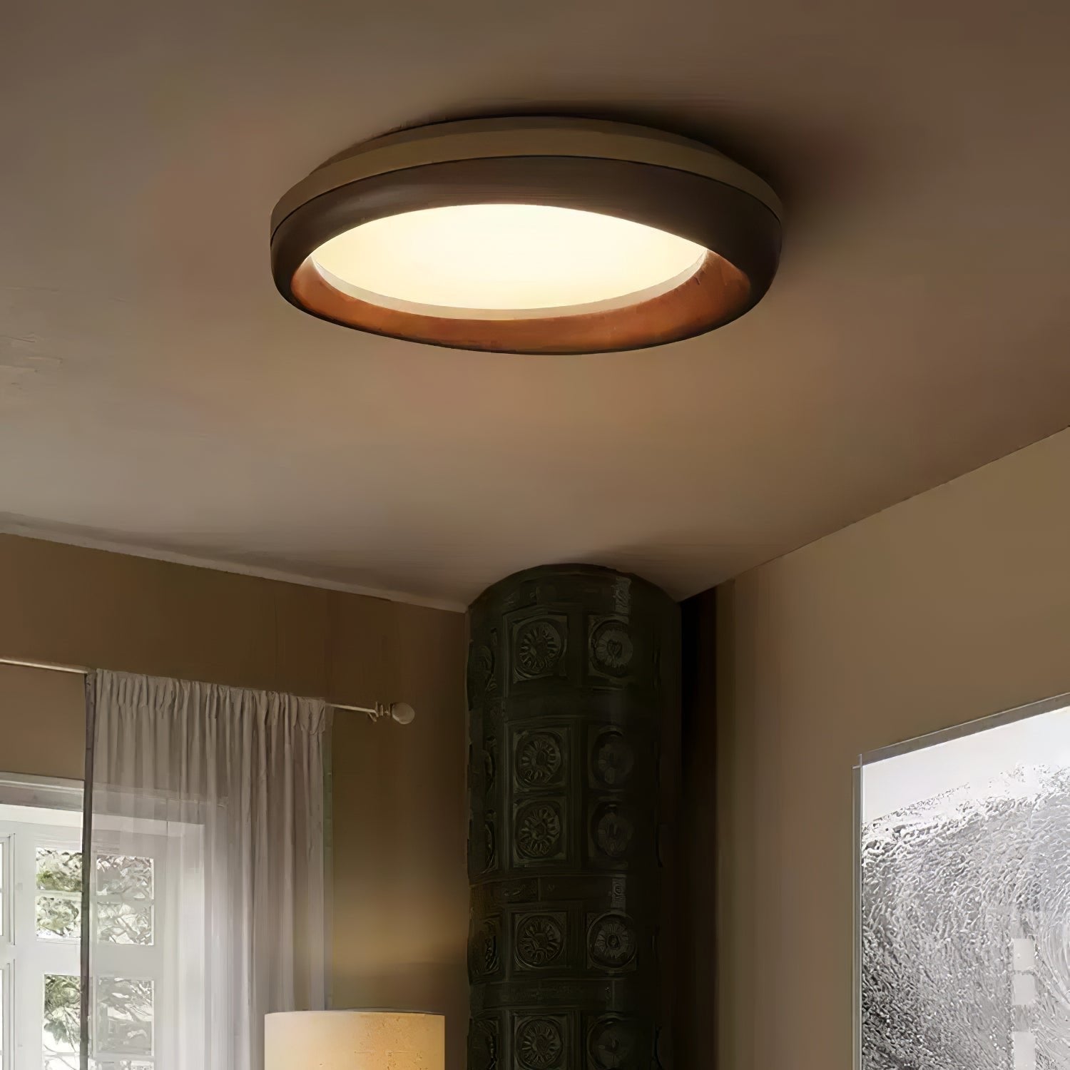 Besca Wooden Ceiling Light