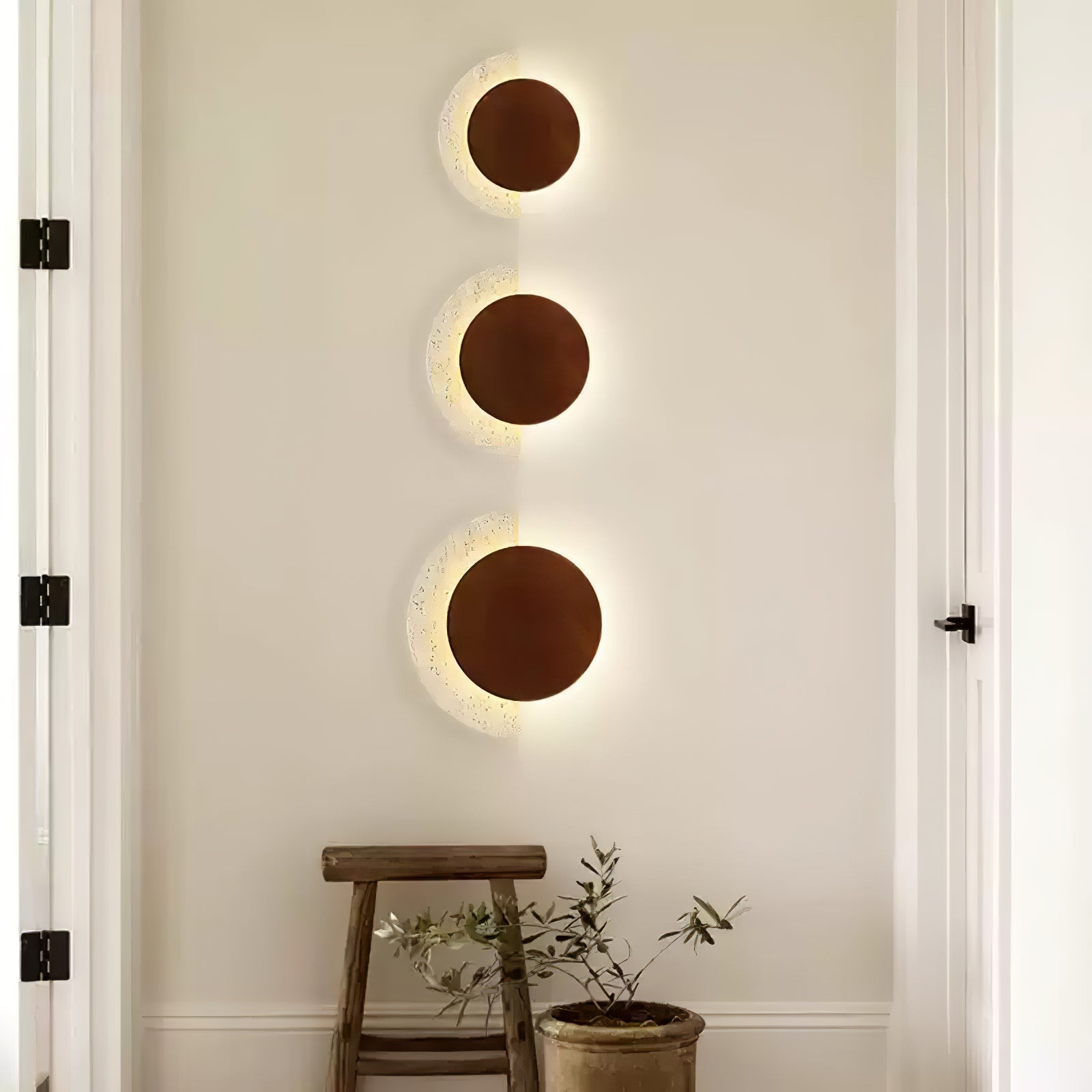 Hesco Travertine Wall Light