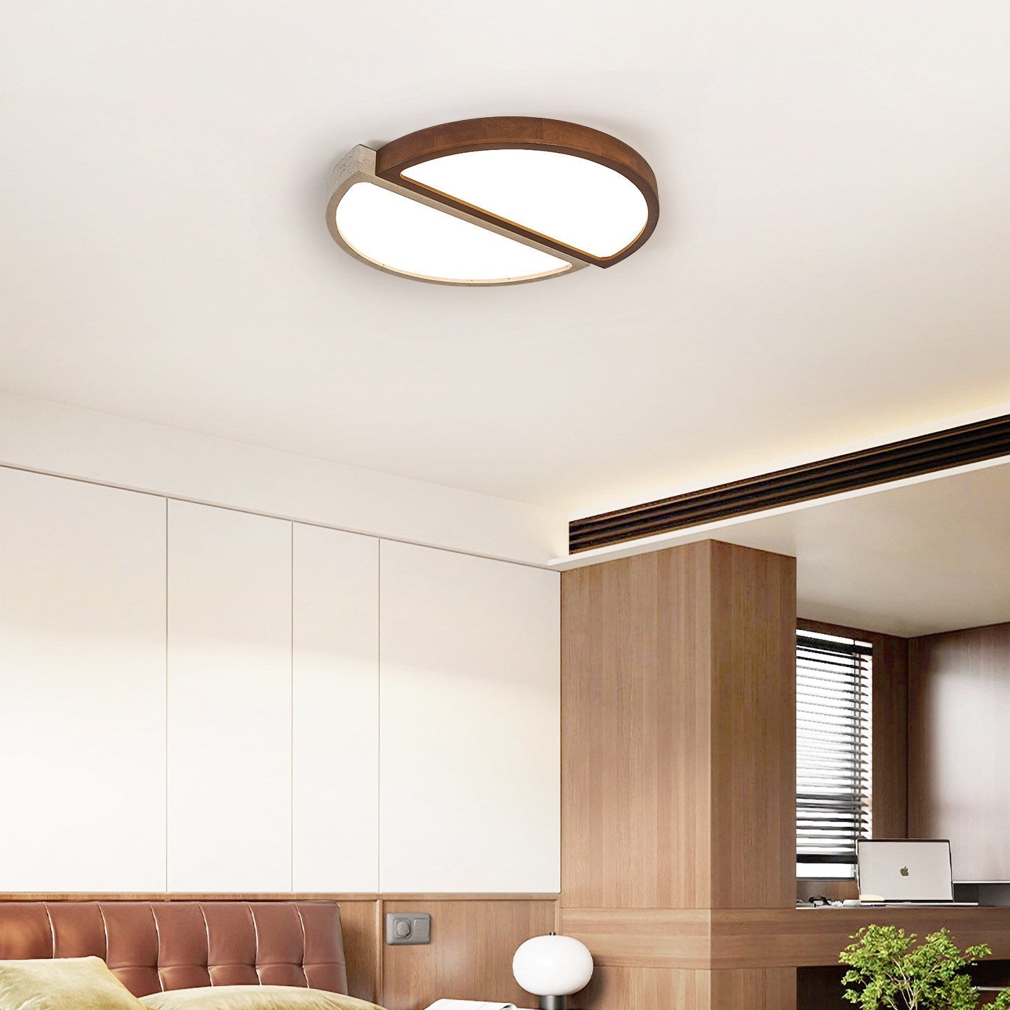 Zyresca Travertine Ceiling Light