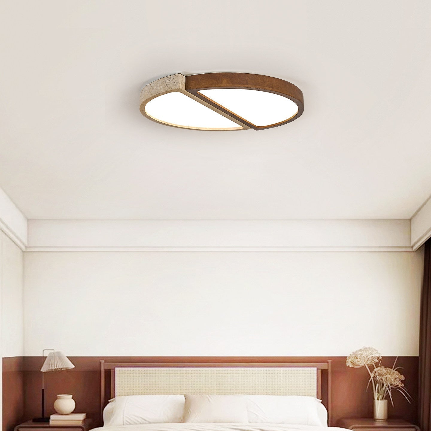 Zyresca Travertine Ceiling Light