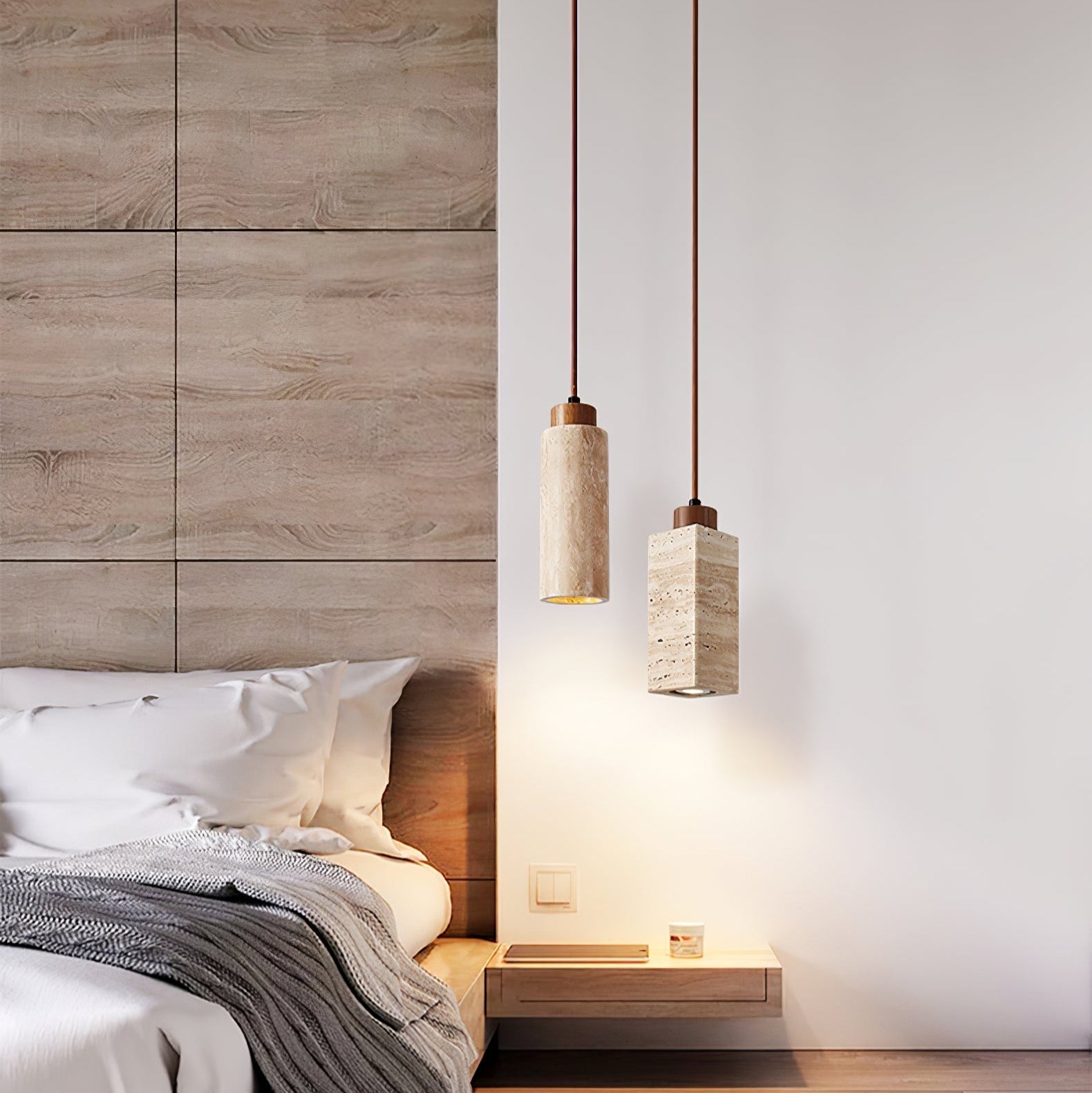Velonisa Travertine Pendant Light