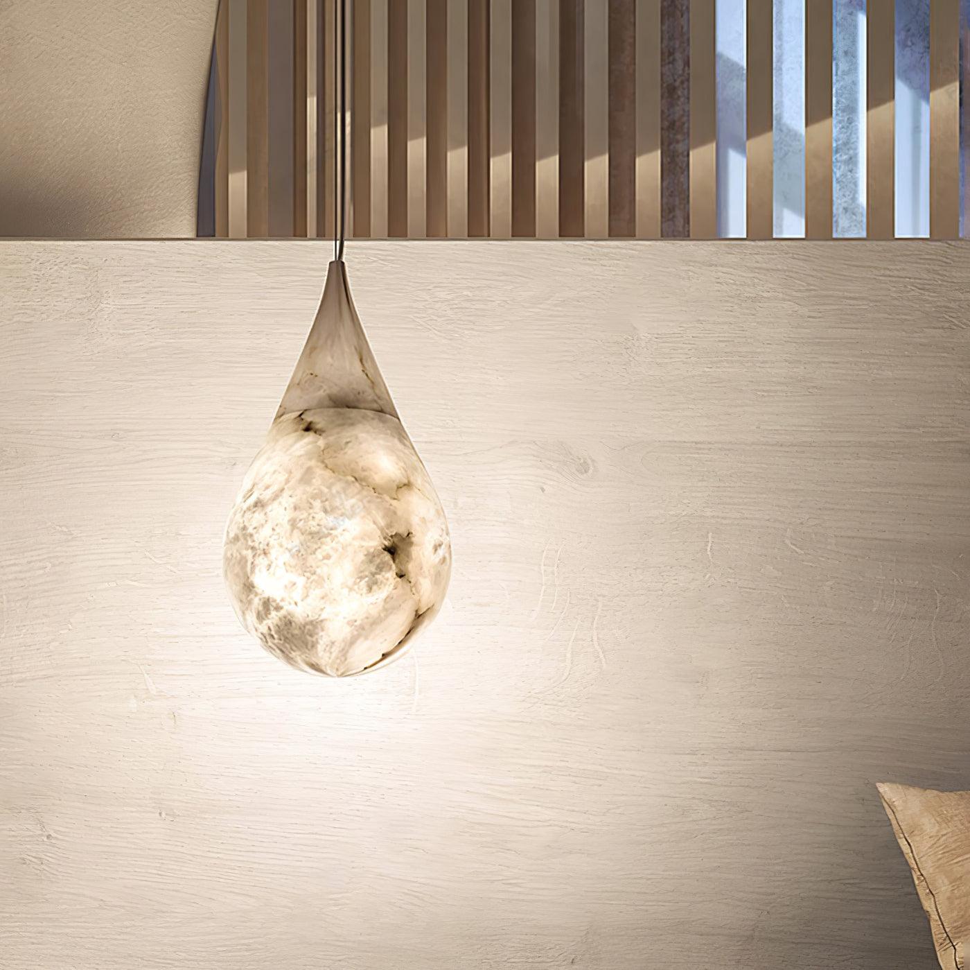 Cyo Alabaster Raindrop Pendant Light
