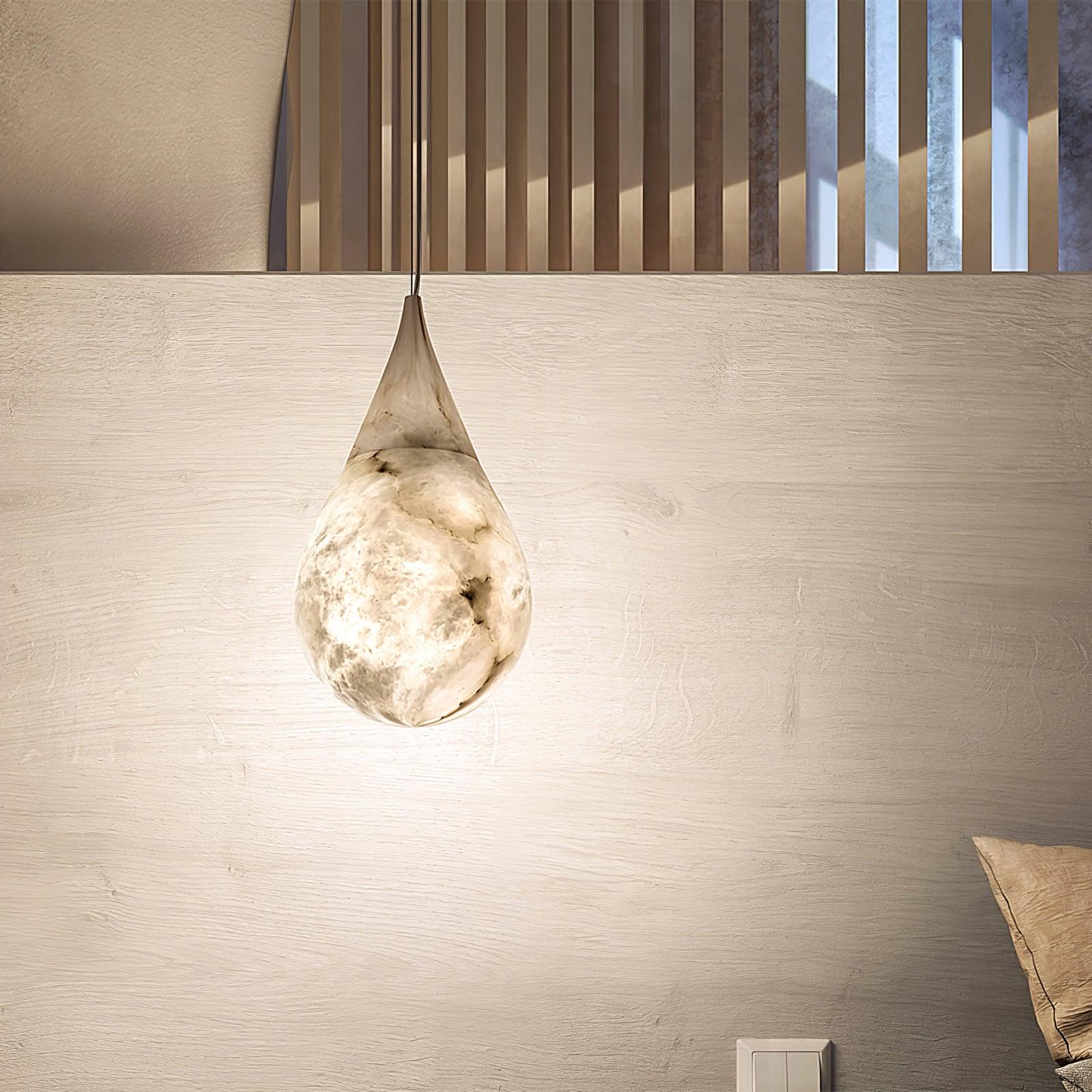 Cyo Alabaster Raindrop Pendant Light