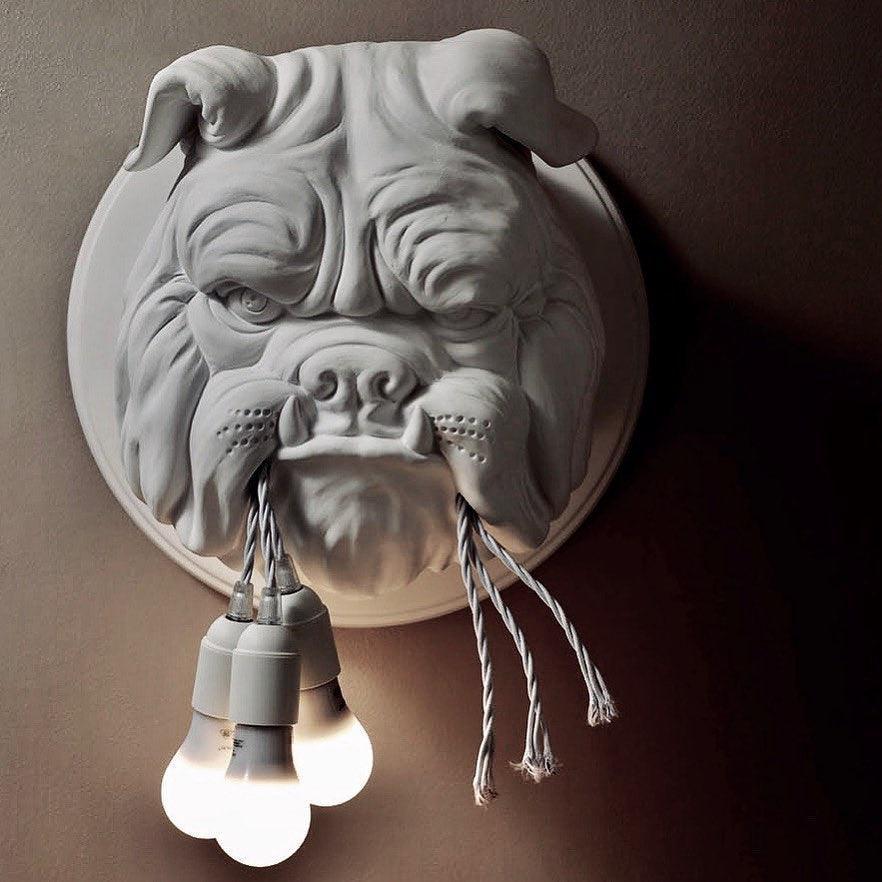 Bulldog Wall Light