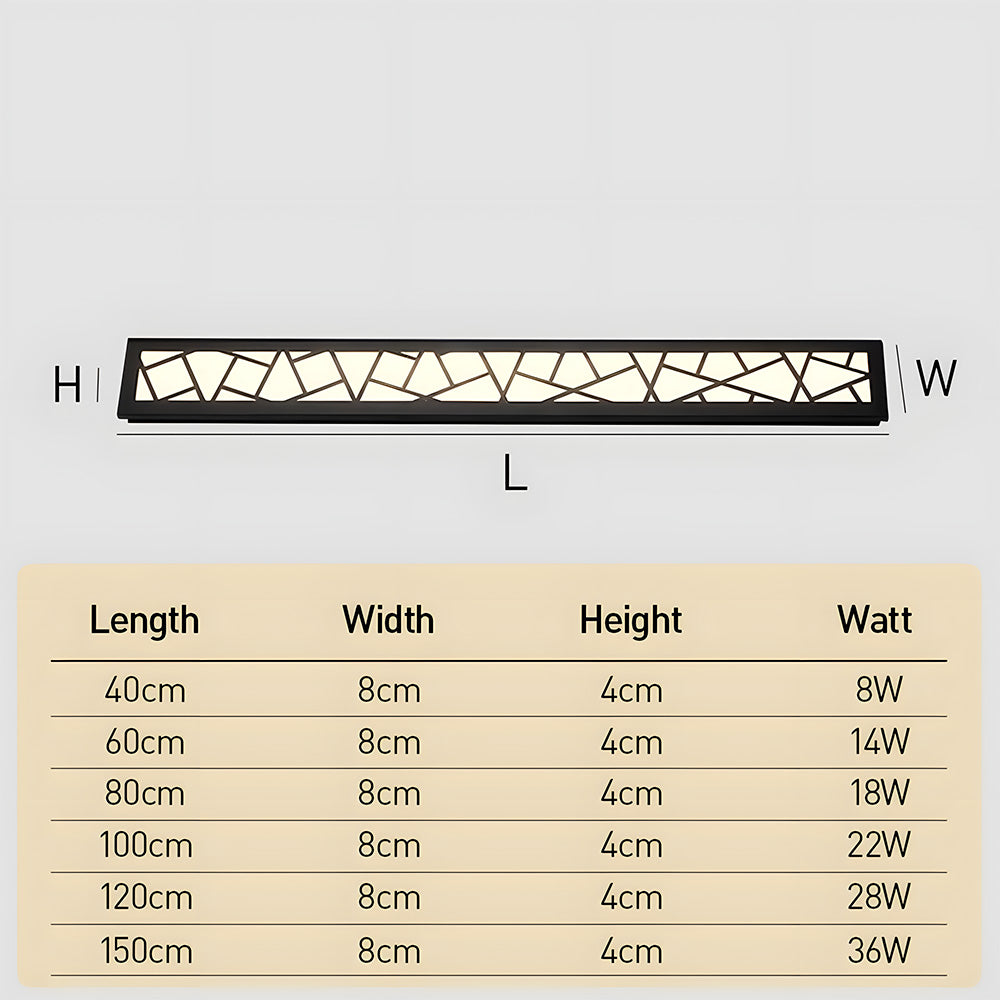 Blockshape Wall Light For Outside
