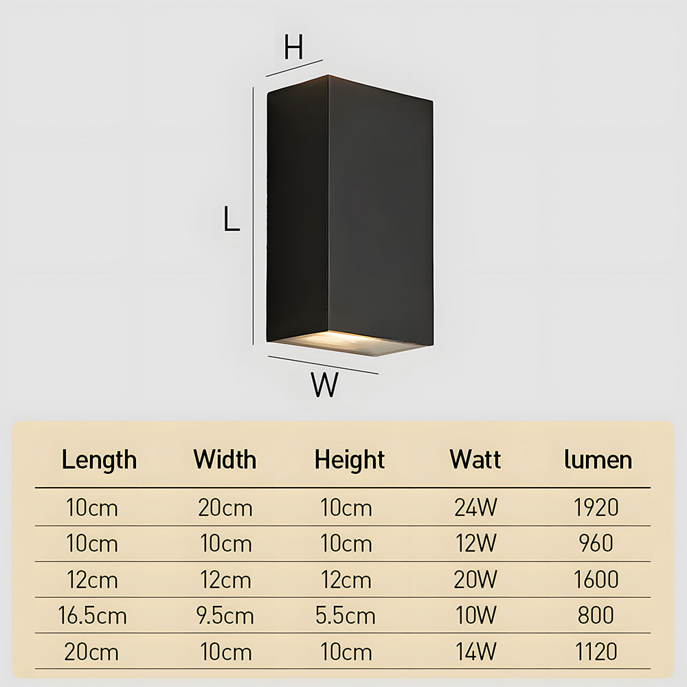 Lantivo Outdoor Wall Light