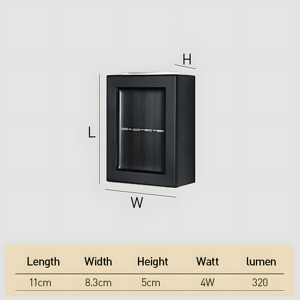 Evoa Solar Outdoor Wall Light