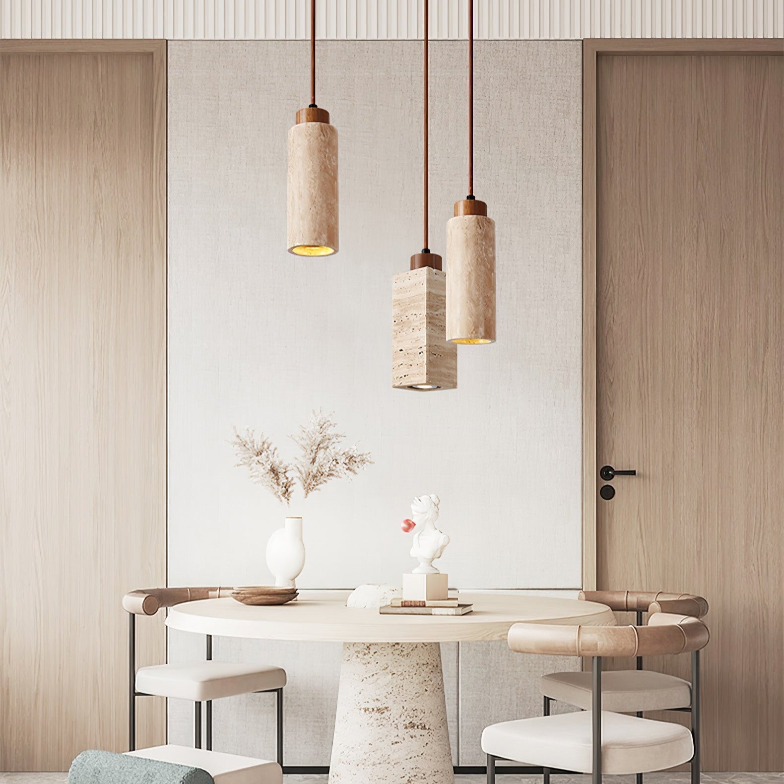 Velonisa Travertine Pendant Light