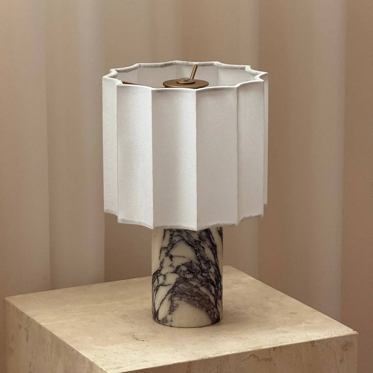 Orvinna Marble Table Lamp