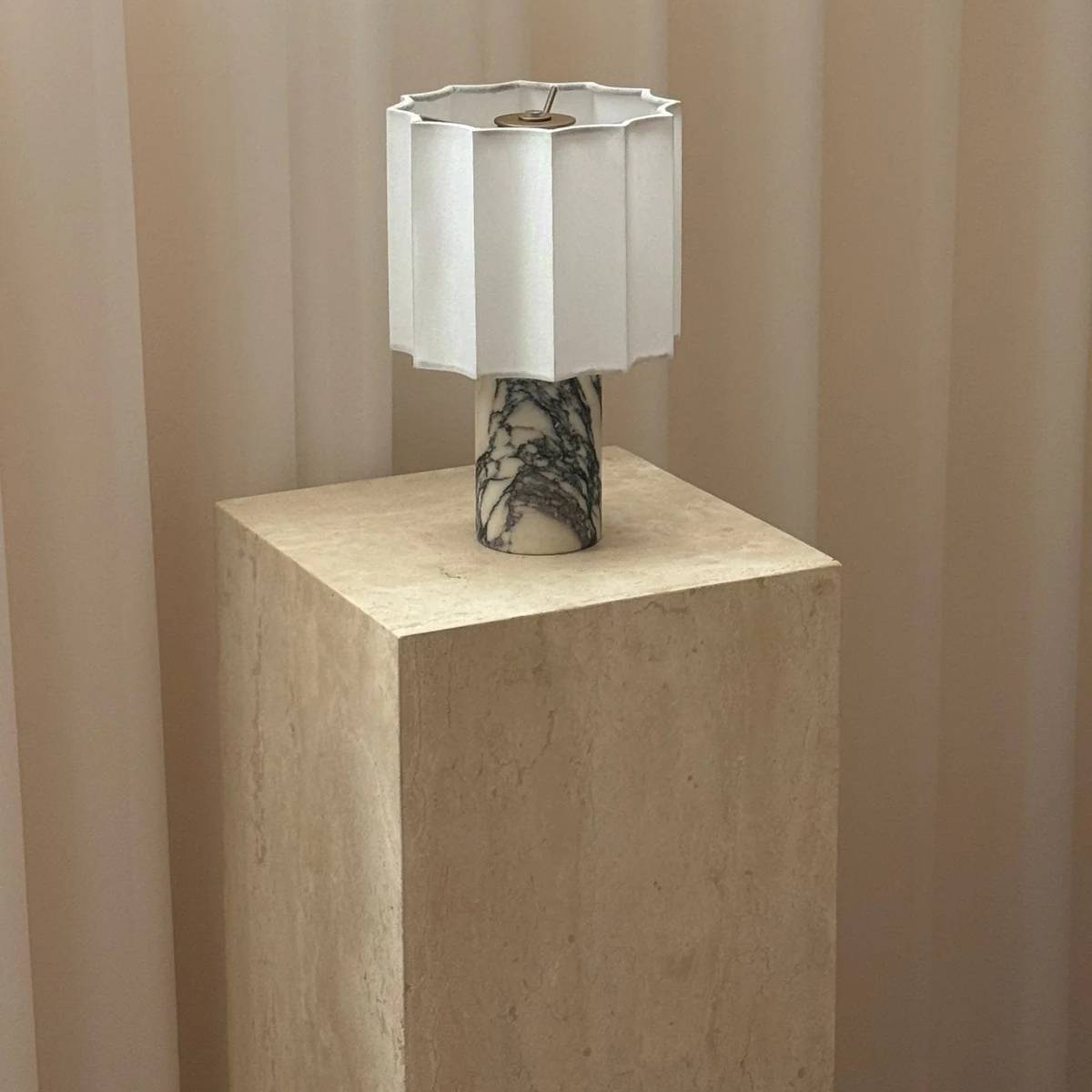 Orvinna Marble Table Lamp