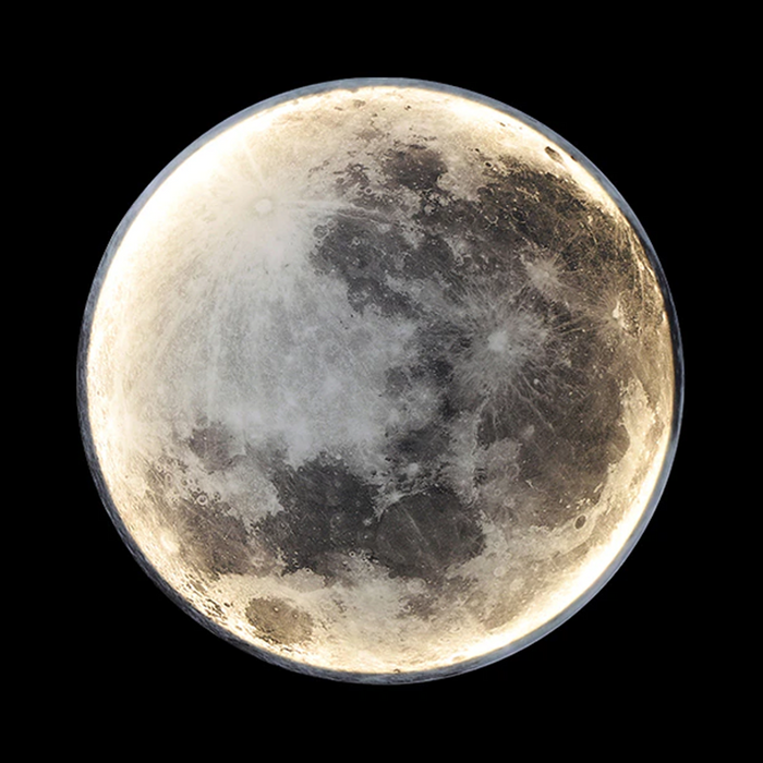 Eclipse Moon Design Wall Light