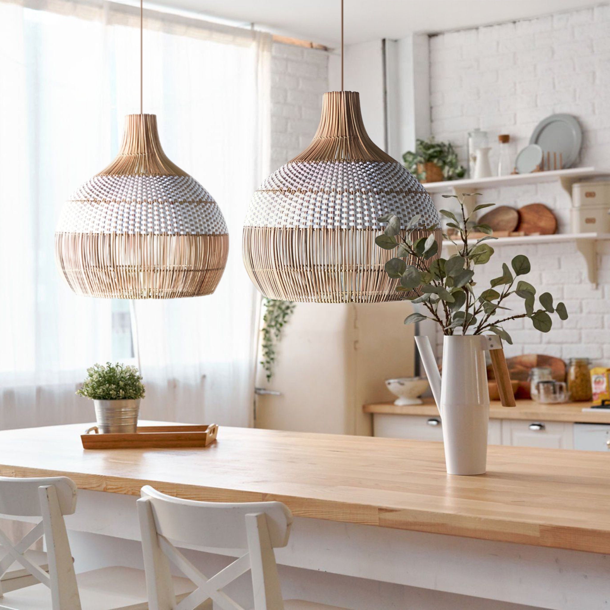 Avelina Woven Boho Pendant Light