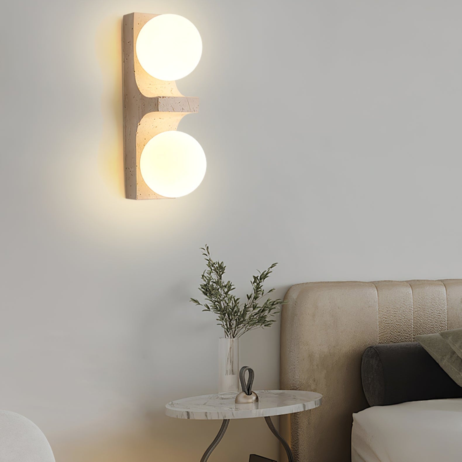Ceiyra Travertine Wall Light