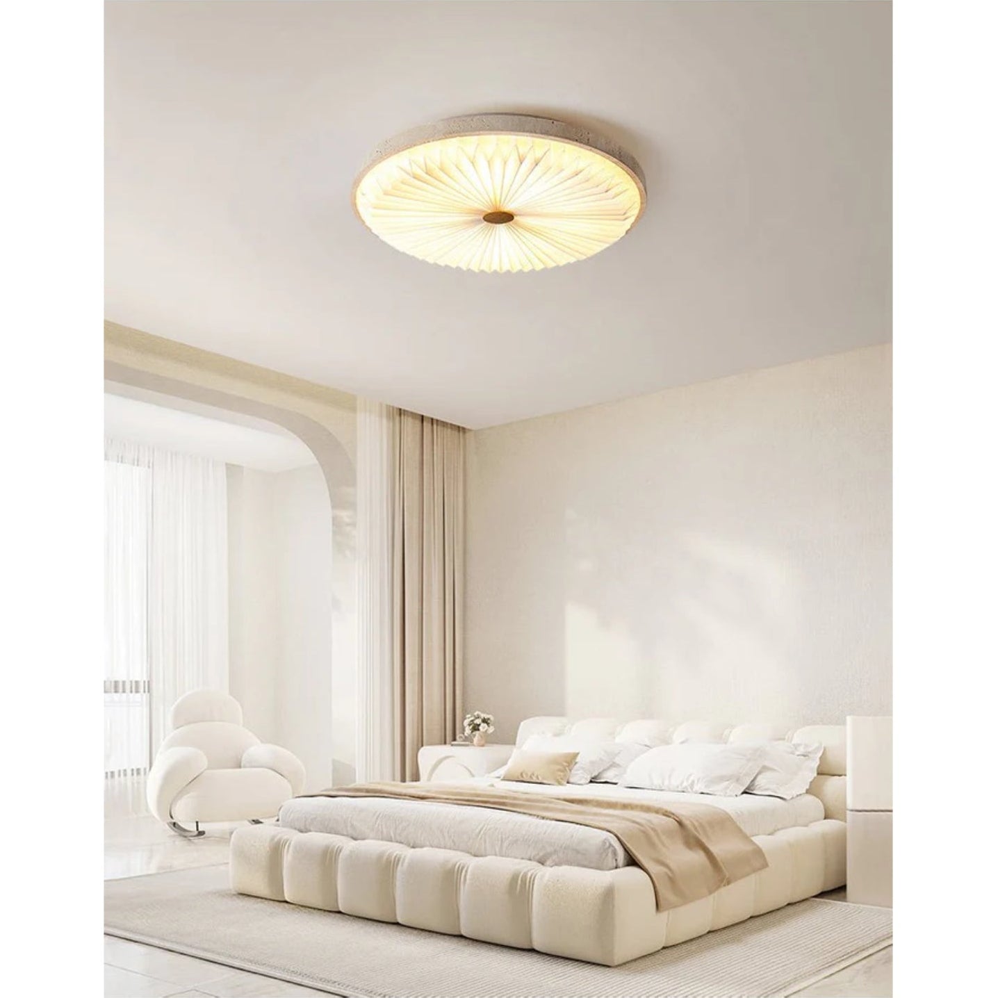 Lemesca Natural Stone Ceiling Light