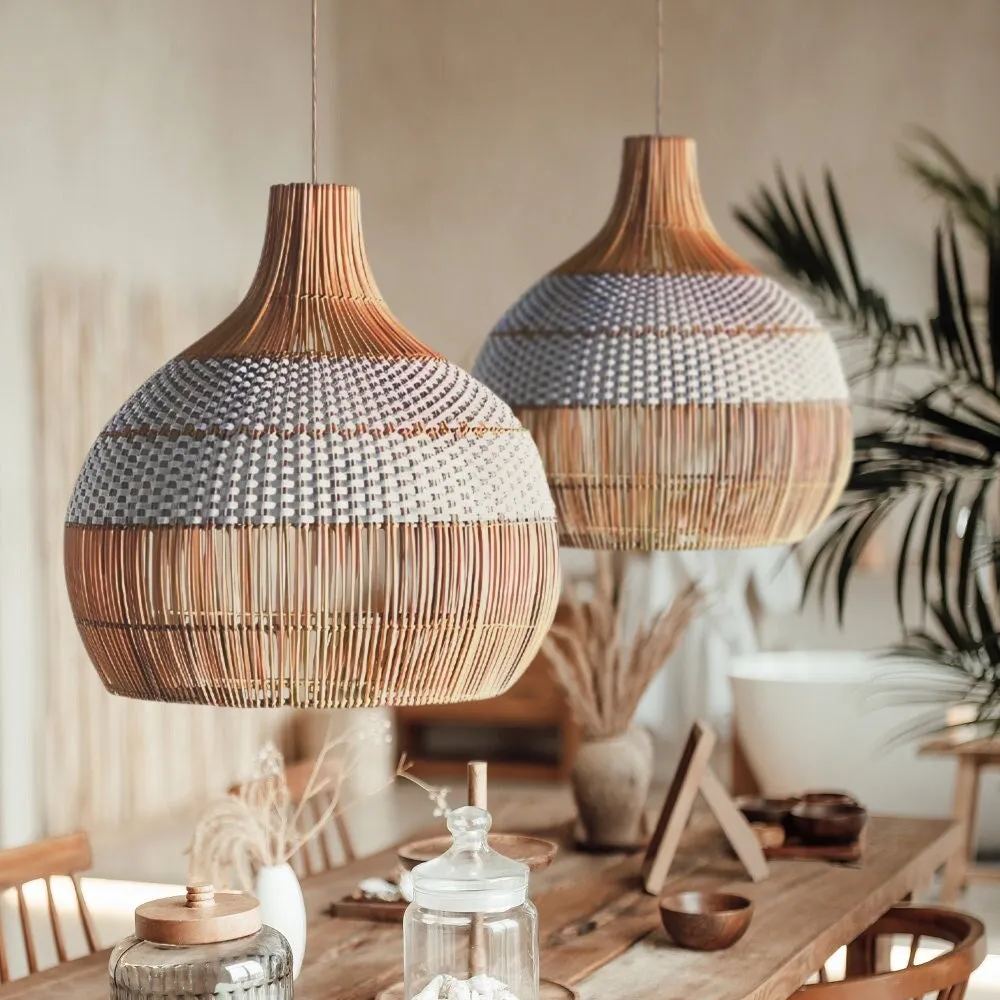 Avelina Woven Boho Pendant Light