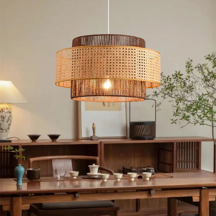 Liora Wabi Sabi Hemp Rope Pendant Light
