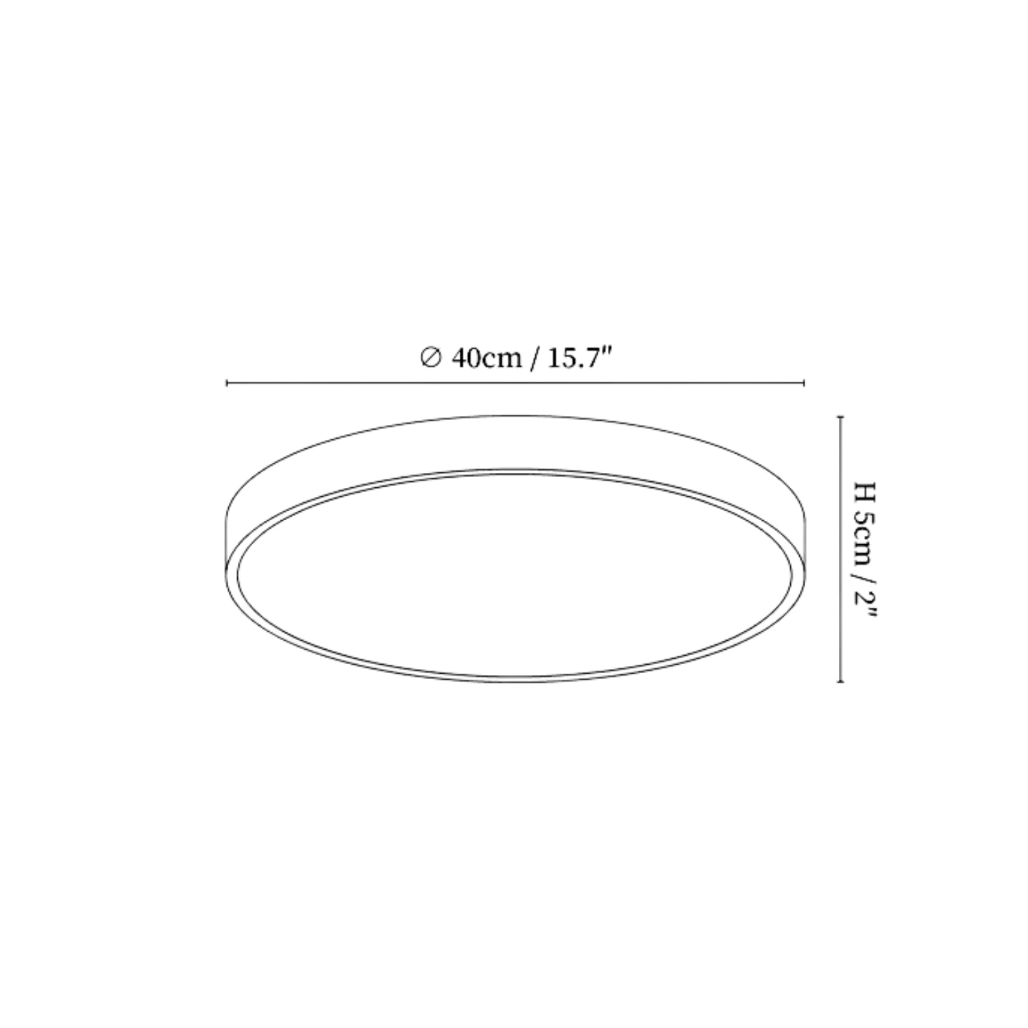 Diso Flat Ceiling Light