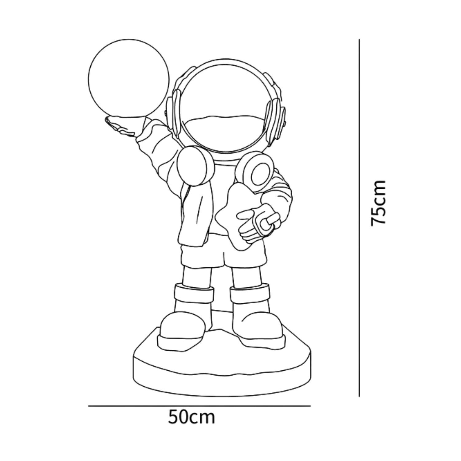 Fantasy Astronaut D Floor Lamp