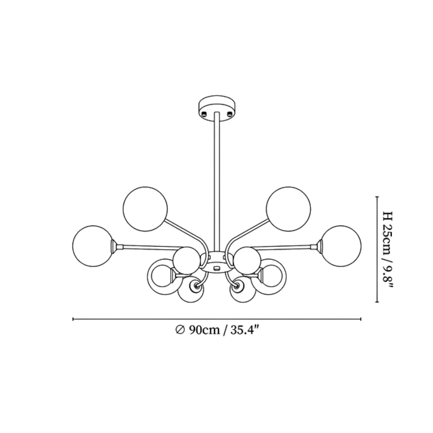 Balldome Ceiling Light