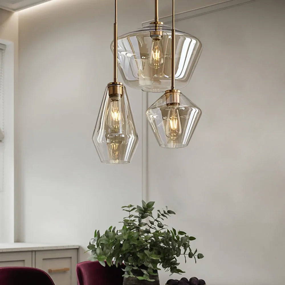 Avenno Diamond Shaped Pendant Light