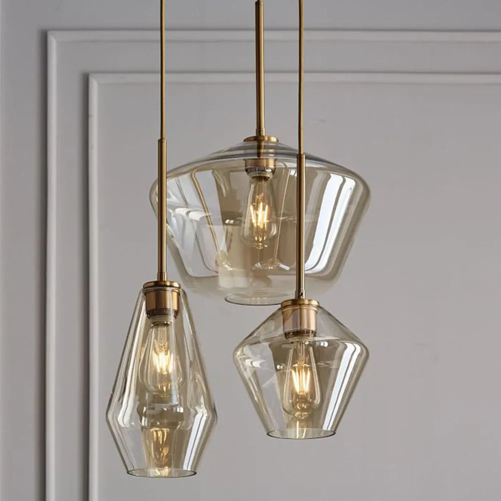 Avenno Diamond Shaped Pendant Light