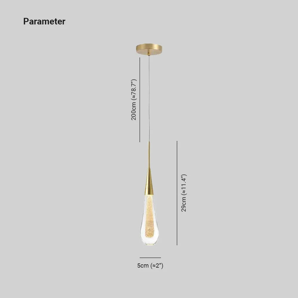 Thelnois Teardrop Pendant Light