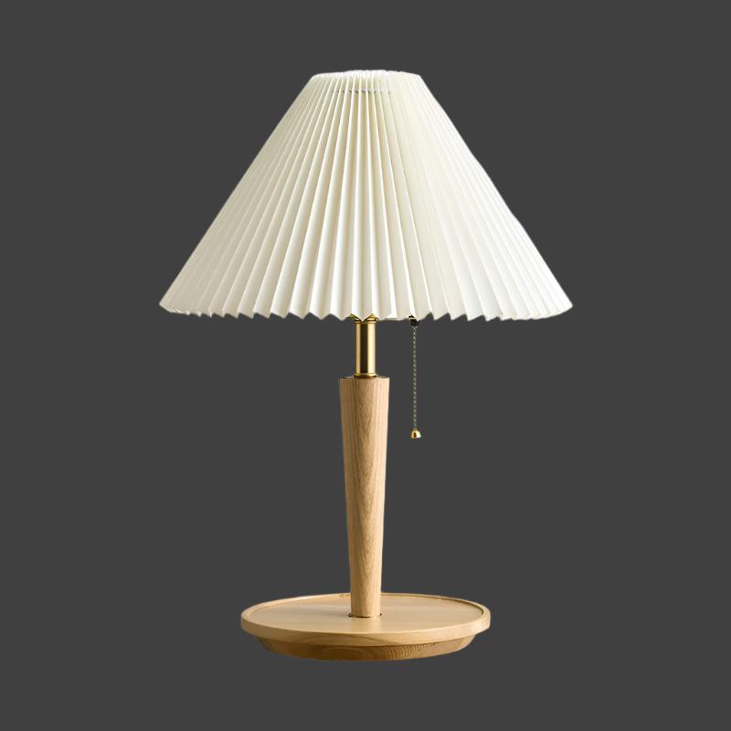 Lea Vintage Wooden Table Lamp