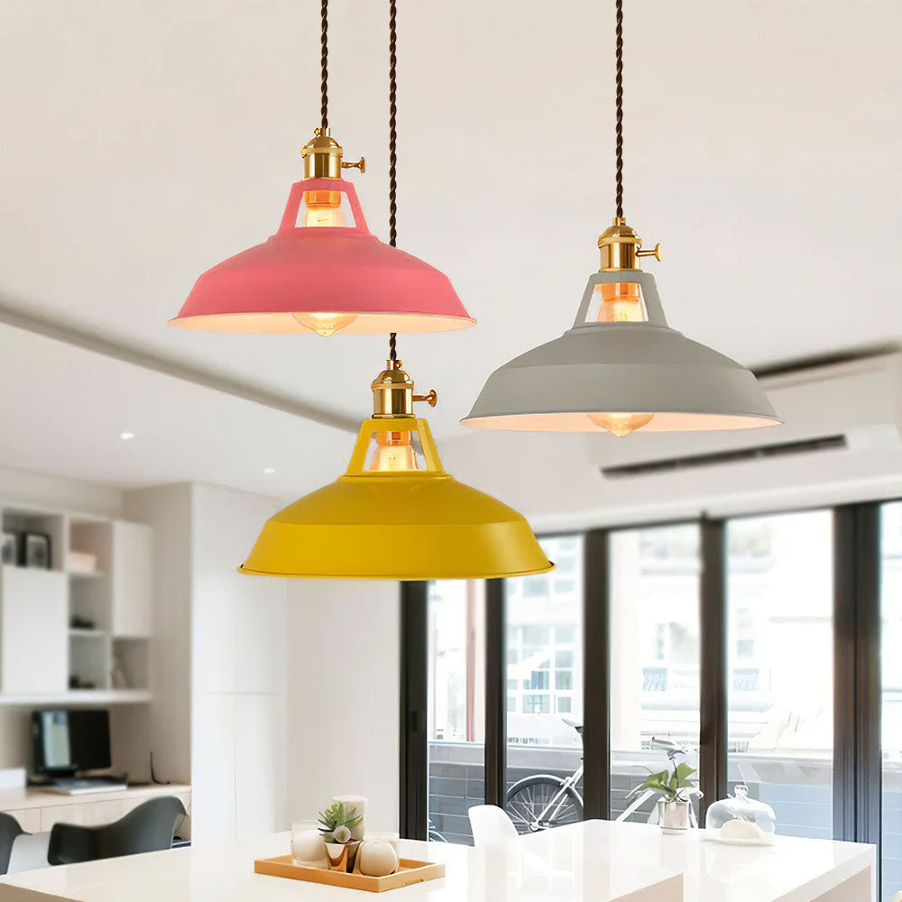 Cone Colourful Pendant Light