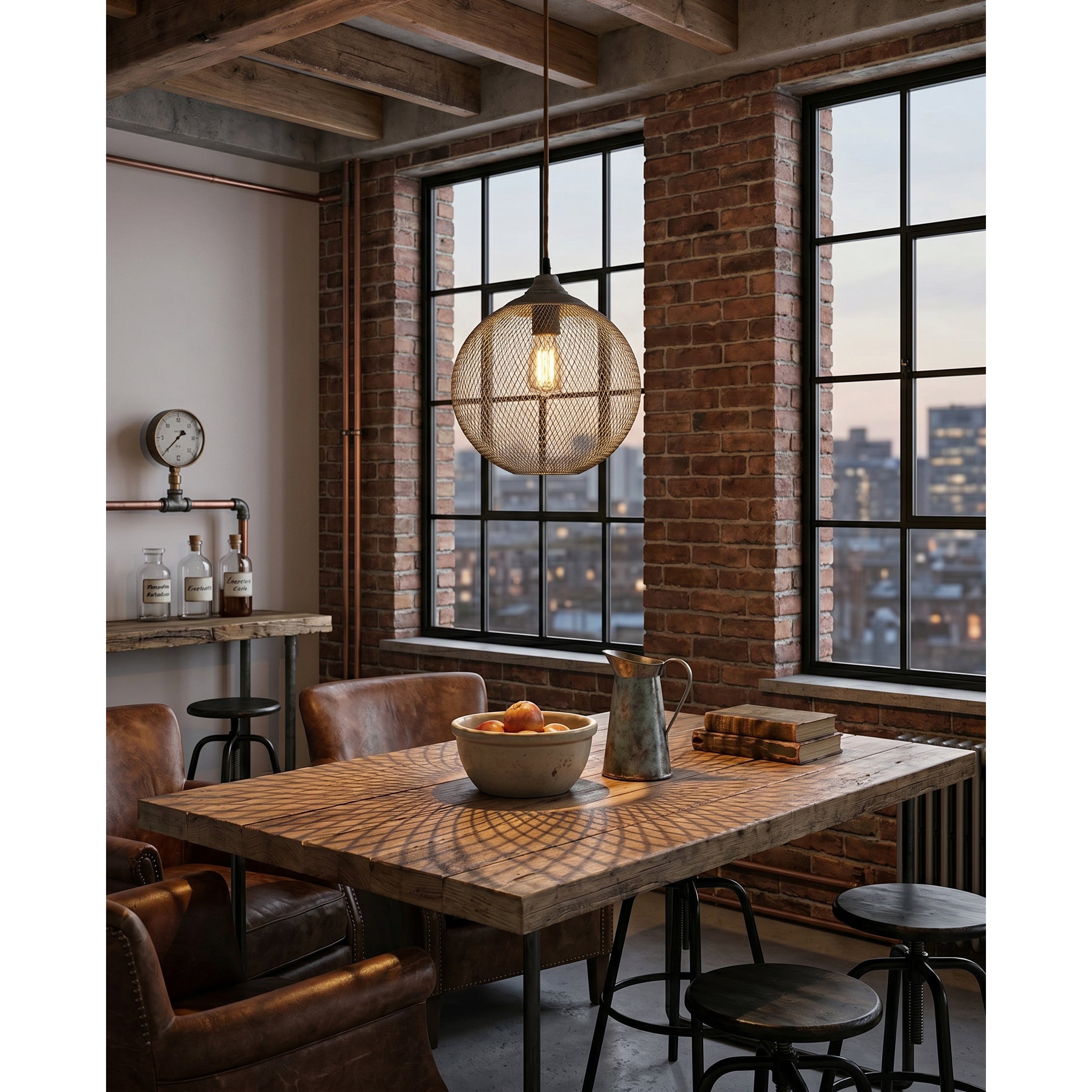 Lonester Mesh Pendant Light