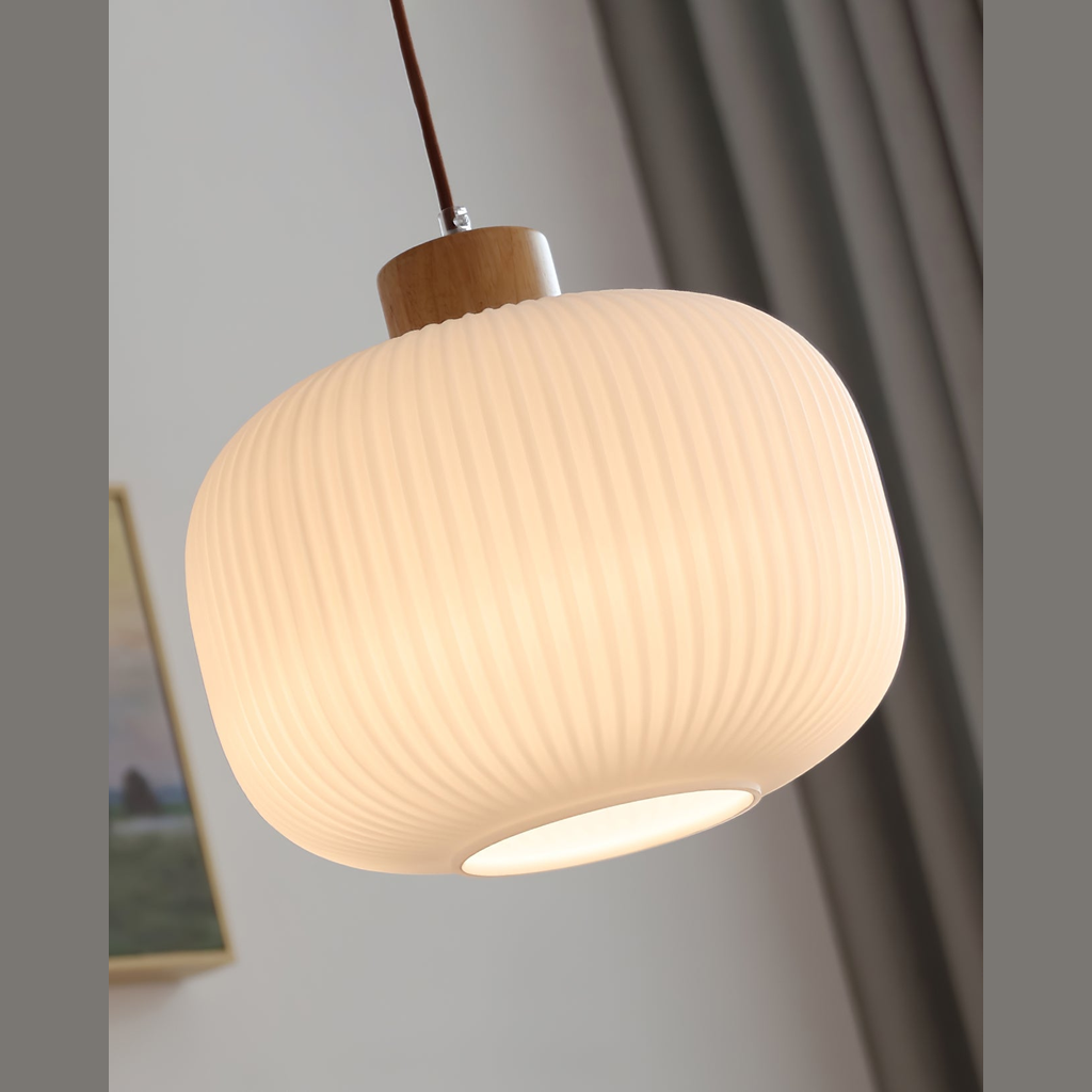Jorfordel Ribbed Pendant Light