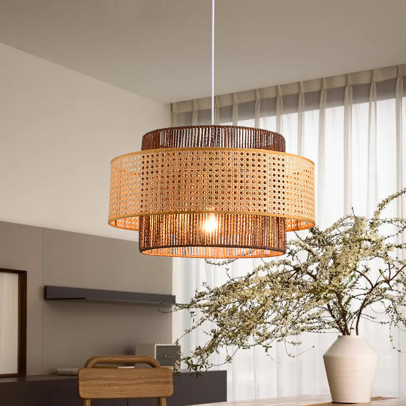 Liora Wabi Sabi Hemp Rope Pendant Light