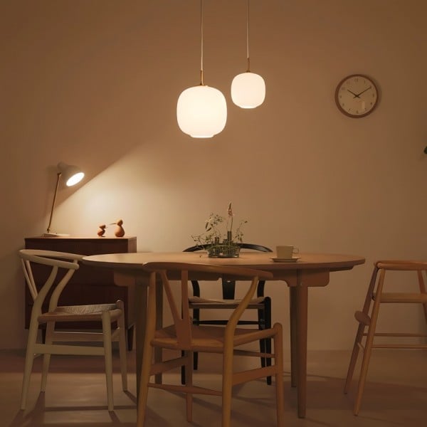 Ridanou Opal Glass Pendant Light