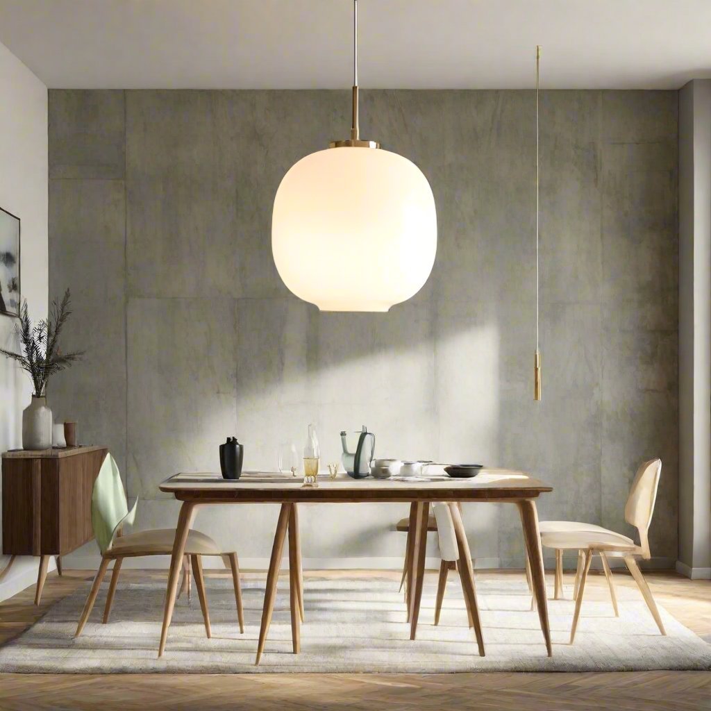 Ridanou Opal Glass Pendant Light