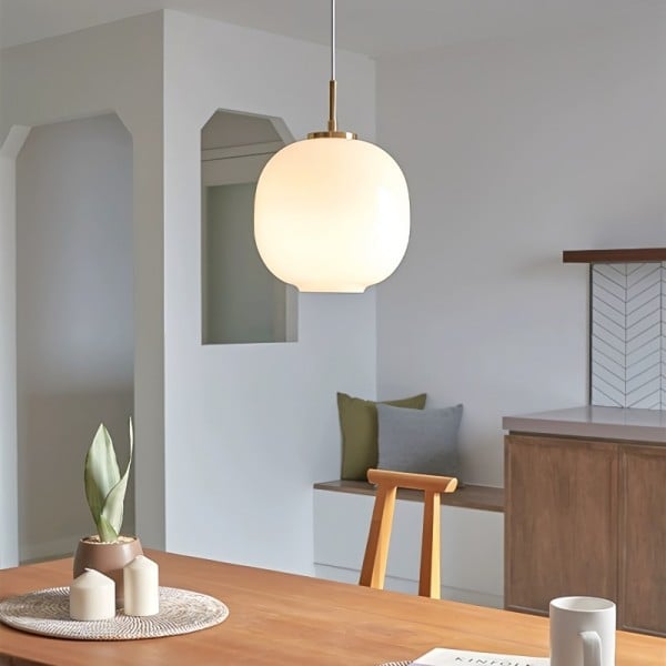 Ridanou Opal Glass Pendant Light