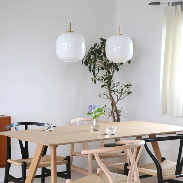 Ridanou Opal Glass Pendant Light