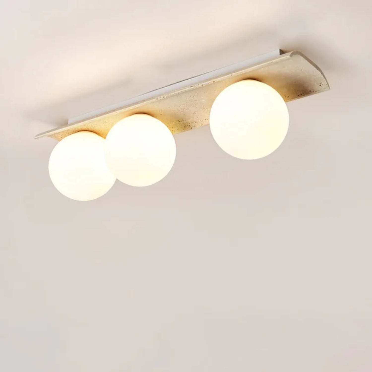 Moscoze Natural Stone Ceiling Light
