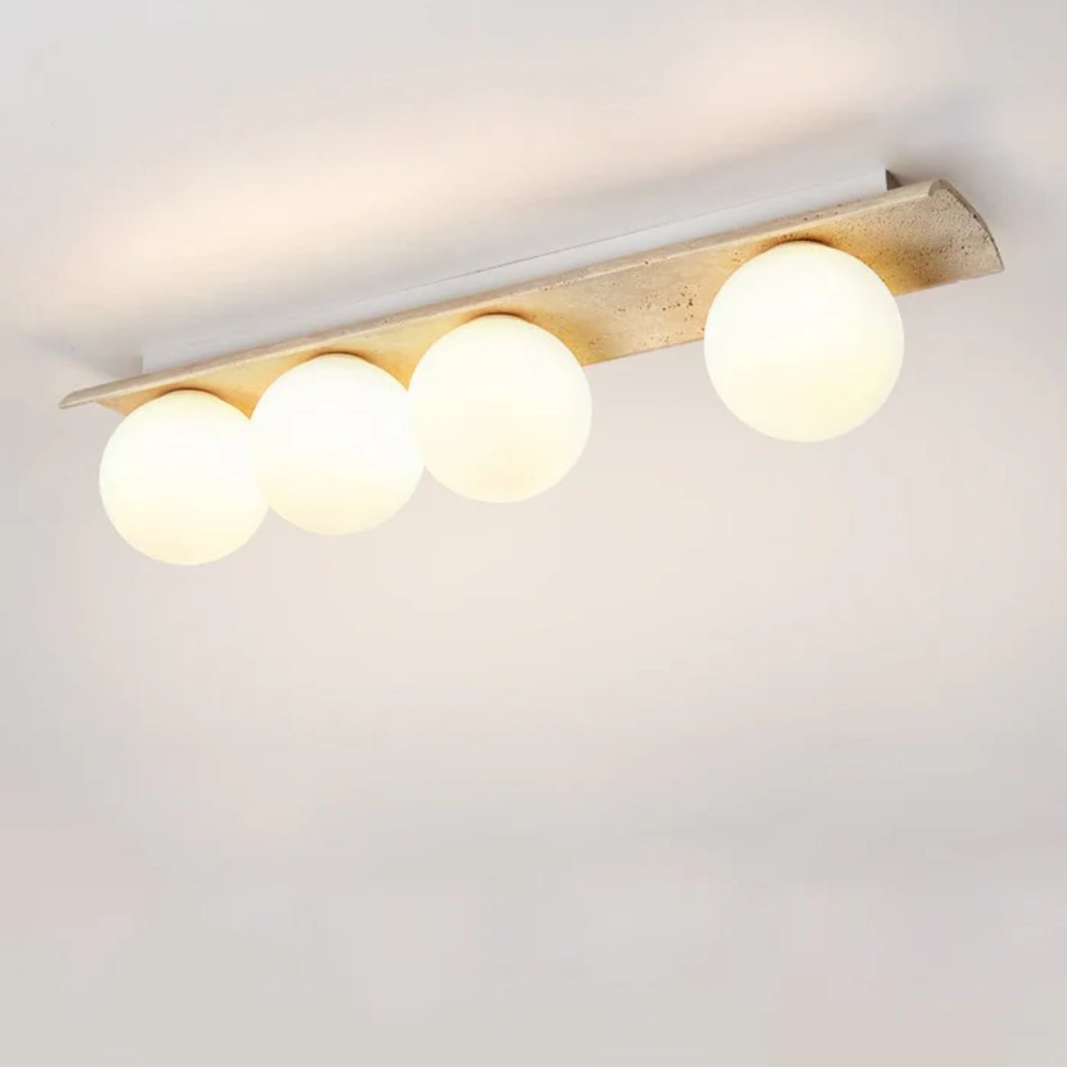 Moscoze Natural Stone Ceiling Light