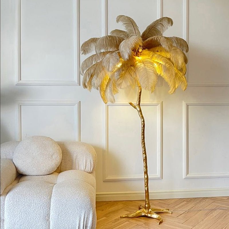Feather Floor Lamp